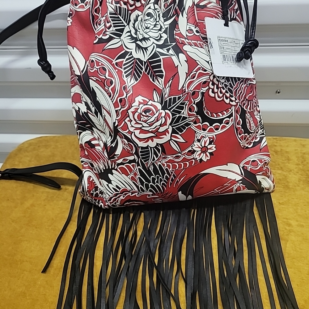 Amazing Red Valentino Flowered 💐 Leather Backpack